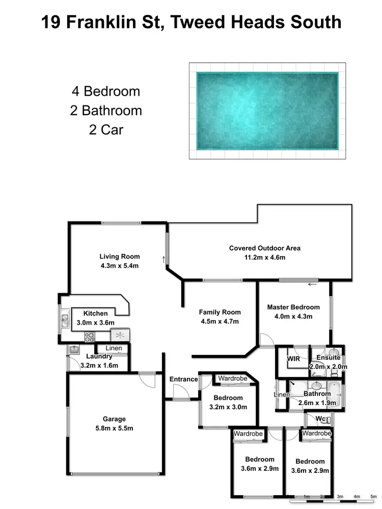 Floorplan of Homely house listing, 19 Franklin Street, Banora Point NSW 2486