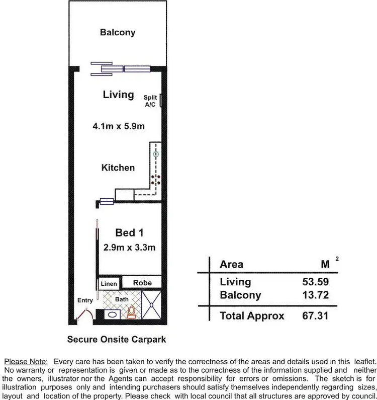 Floorplan of Homely apartment listing, 204/16-18 Wirra Drive, New Port SA 5015