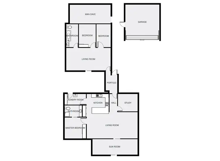 Floorplan of Homely house listing, 25 Riverview Drive, Dareton NSW 2717