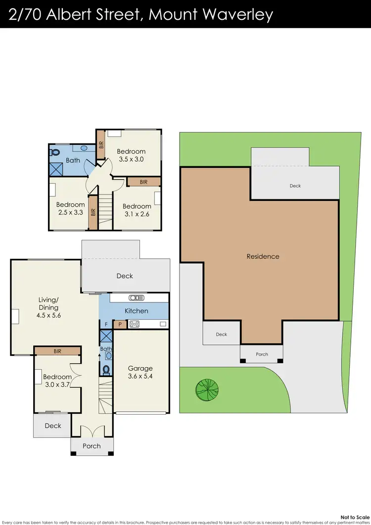 Floorplan of Homely townhouse listing, 2/70 Albert Street, Mount Waverley VIC 3149