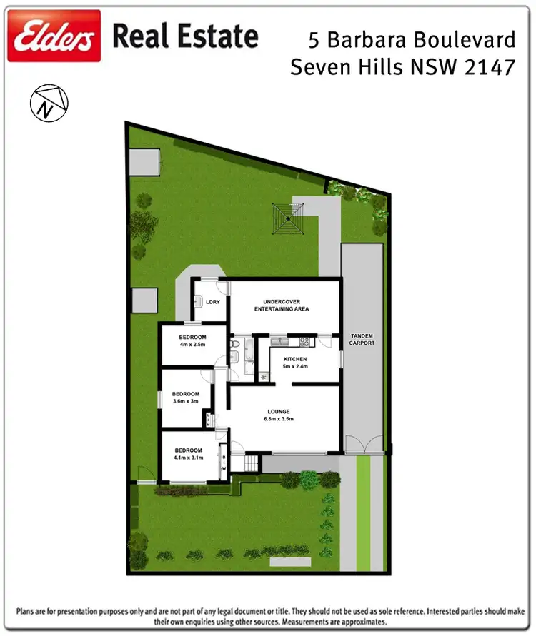 Floorplan of Homely house listing, 5 Barbara Boulevard, Seven Hills NSW 2147
