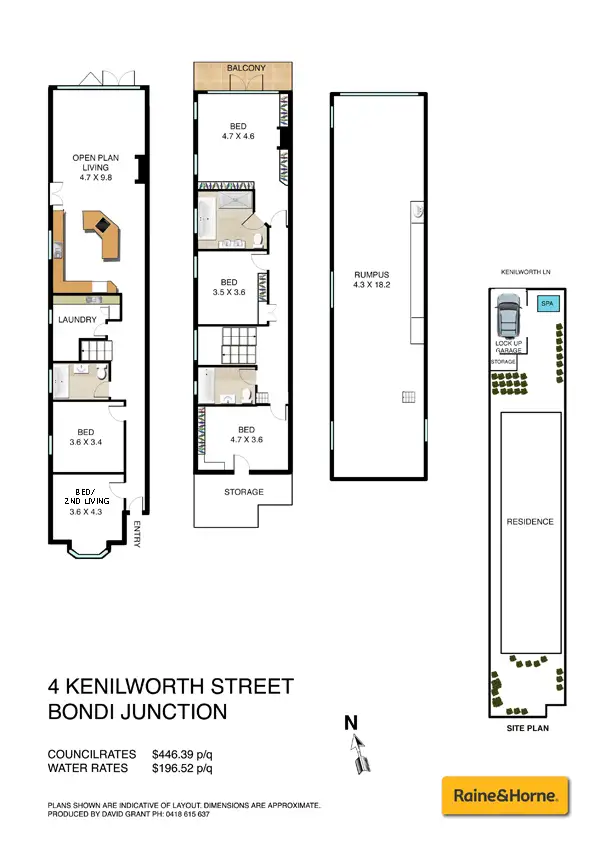 Floorplan of Homely house listing, 4 Kenilworth Street, Bondi Junction NSW 2022