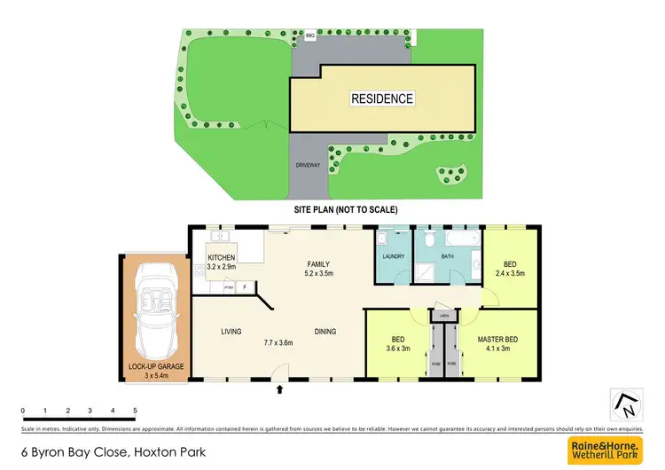 Floorplan of Homely house listing, 6 Byron Bay Close, Hoxton Park NSW 2171