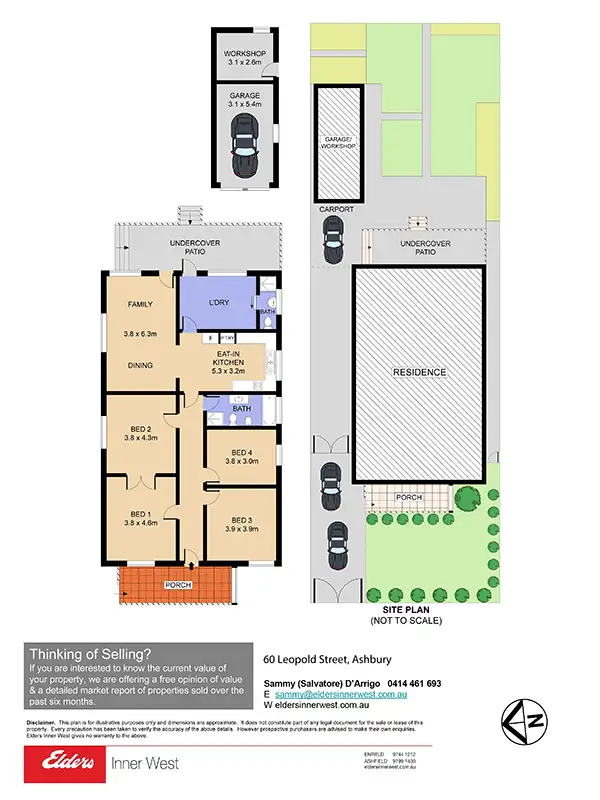 Floorplan of Homely house listing, 60 Leopold Street, Ashbury NSW 2193