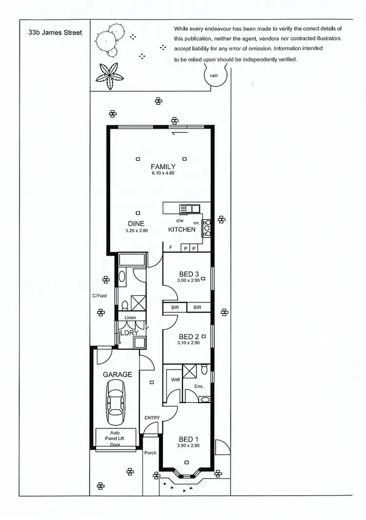 Floorplan of Homely house listing, 33b James Street, Campbelltown SA 5074