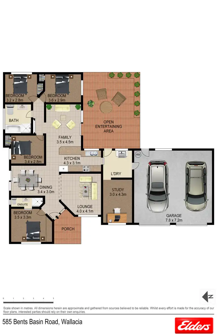 Floorplan of Homely house listing, 585 Bents Basin Rd, Wallacia NSW 2745