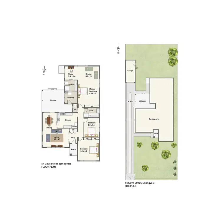 Floorplan of Homely house listing, 54 Gove Street, Springvale VIC 3171