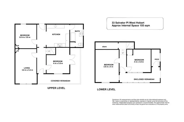 Floorplan of Homely house listing, 33 Salvator Place, West Hobart TAS 7000