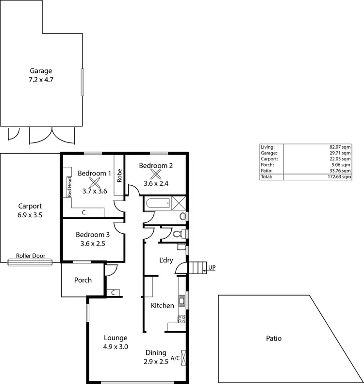 Floorplan of Homely house listing, 13 Cobham Court, Ingle Farm SA 5098