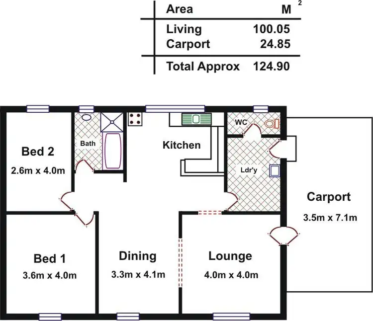 Floorplan of Homely house listing, 29 Mulga Street, Gawler West SA 5118