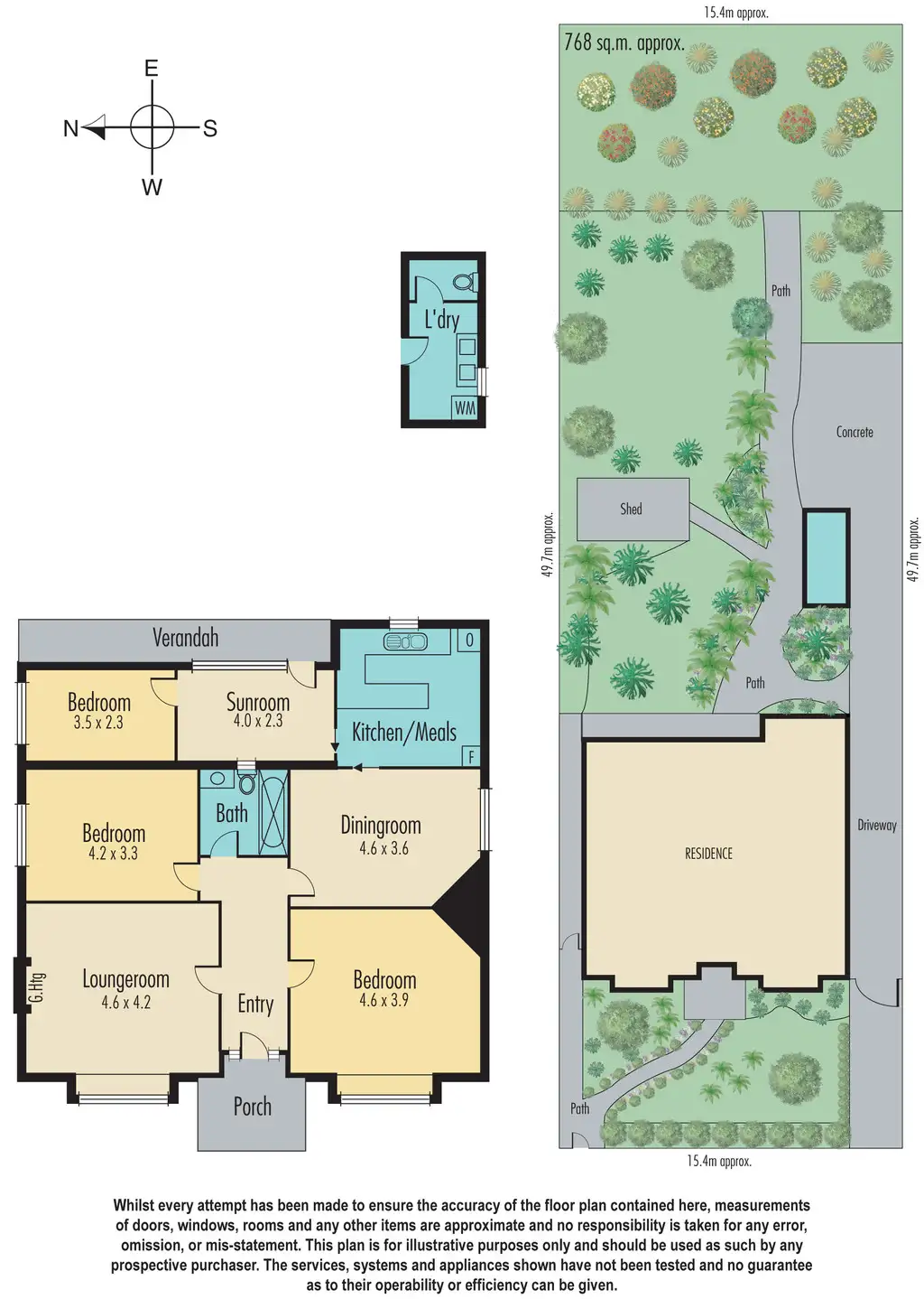 Floorplan of Homely house listing, 46 Golf Links Avenue, Oakleigh VIC 3166