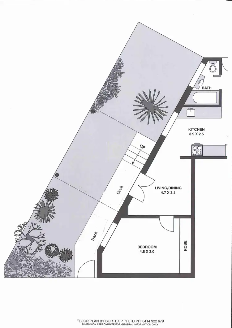 Floorplan of Homely apartment listing, 1/11 Russell Street, Woollahra NSW 2025
