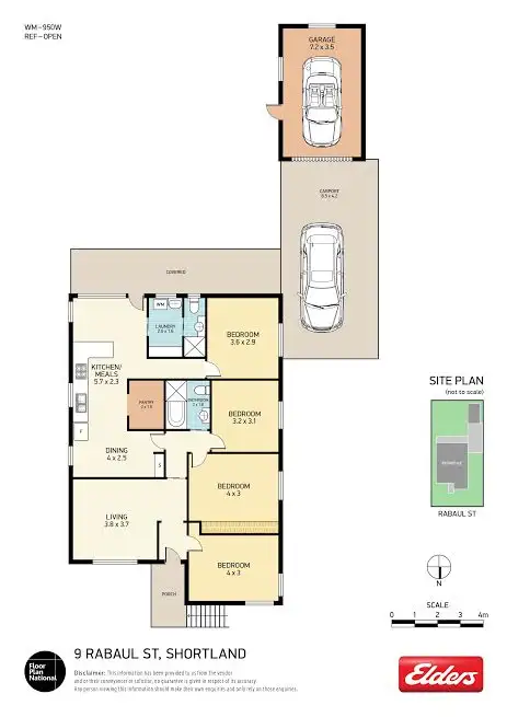 Floorplan of Homely house listing, 9 Rabaul Street, Shortland NSW 2307