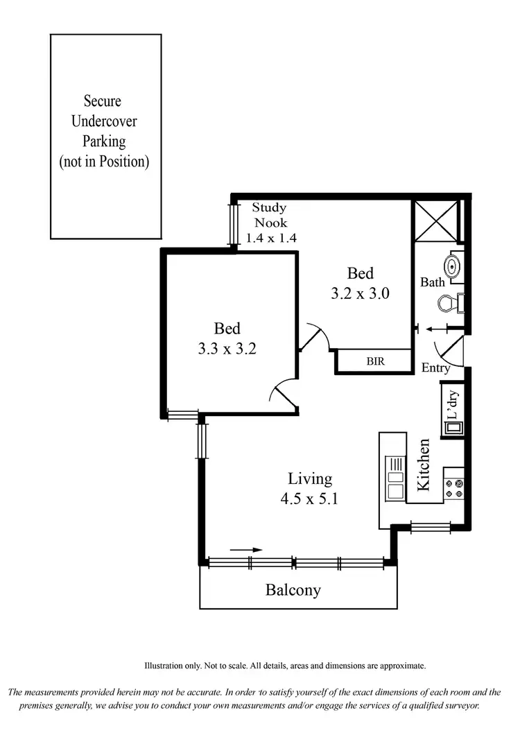 Floorplan of Homely unit listing, 1d/29 Diamond Blvd, Greensborough VIC 3088