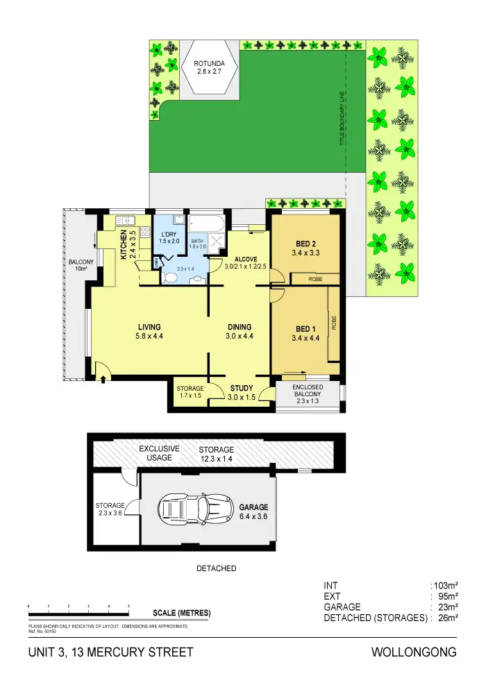 Floorplan of Homely unit listing, 3/13 Mercury Street, Wollongong NSW 2500