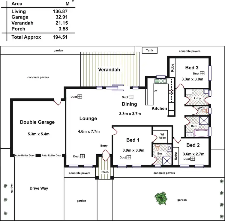 Floorplan of Homely house listing, 40 Parry Avenue, Somerton Park SA 5044