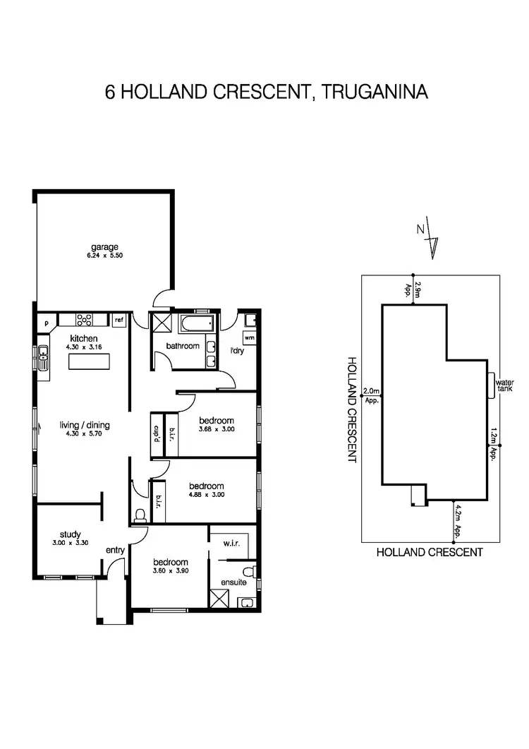 Floorplan of Homely house listing, 6 Holland Crescent, Truganina VIC 3029