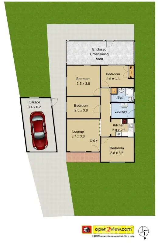 Floorplan of Homely house listing, 38 Leonard Street, Colyton NSW 2760