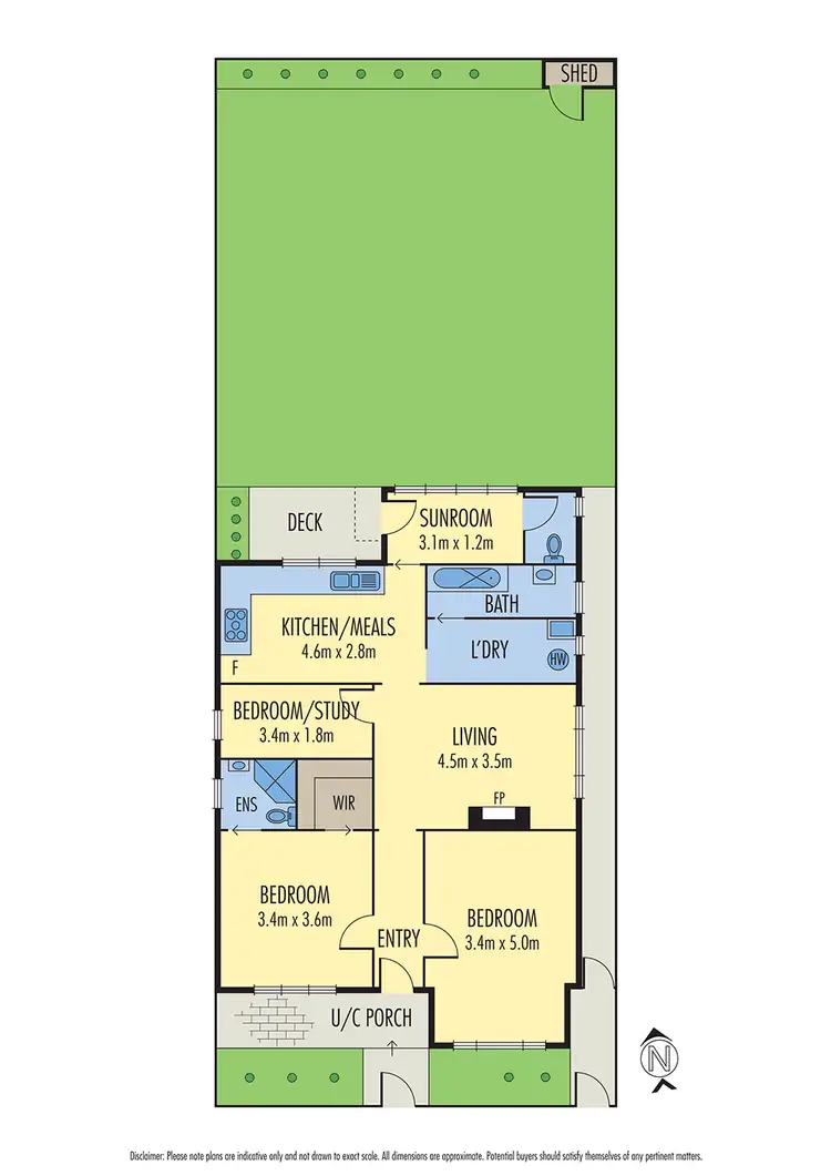Floorplan of Homely house listing, 10 Cecil Street, Yarraville VIC 3013