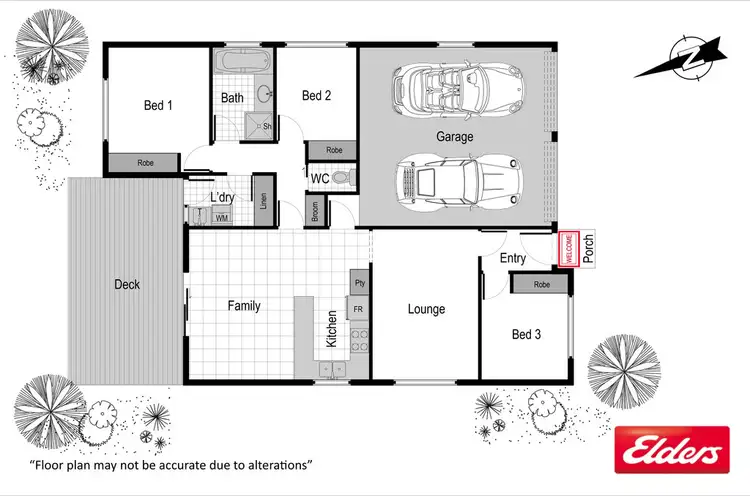 Floorplan of Homely house listing, 10 Gasking Close, Dunlop ACT 2615