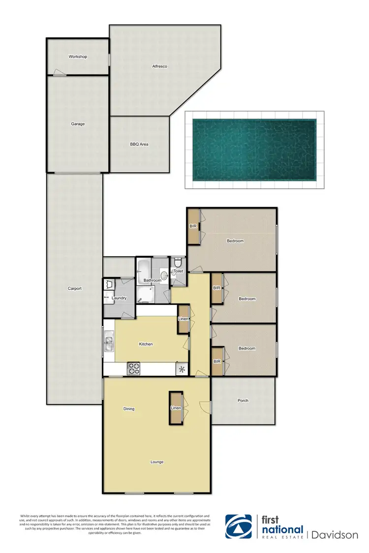 Floorplan of Homely house listing, 6 Bradey Avenue, Hammondville NSW 2170