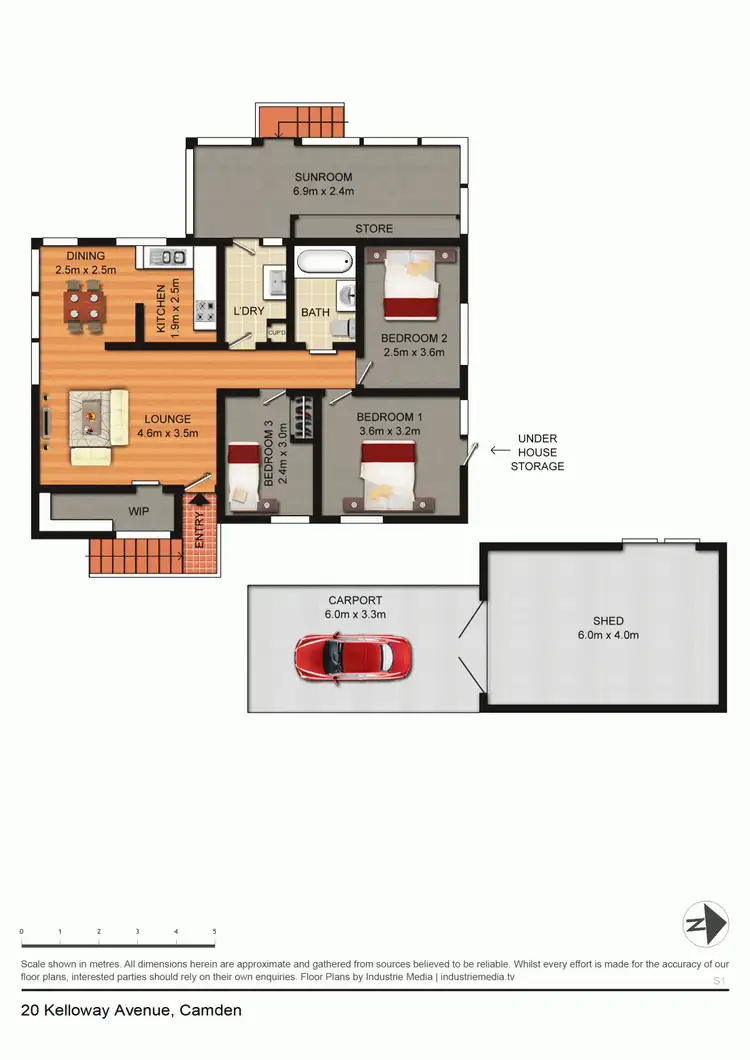 Floorplan of Homely house listing, 20 Kelloway Avenue, Camden NSW 2570