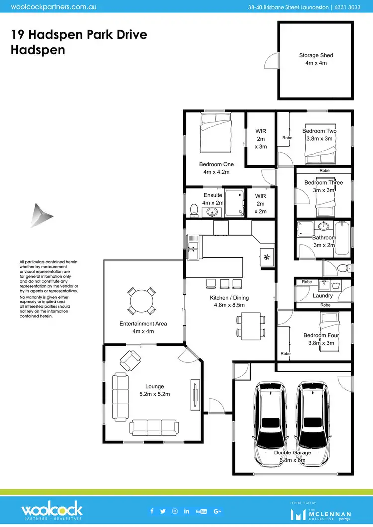 Floorplan of Homely house listing, 19 Hadspen Park Drive, Hadspen TAS 7290