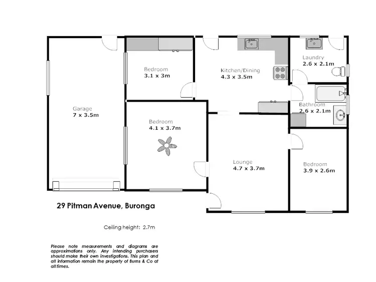 Floorplan of Homely house listing, 29 Pitman Avenue, Buronga NSW 2739