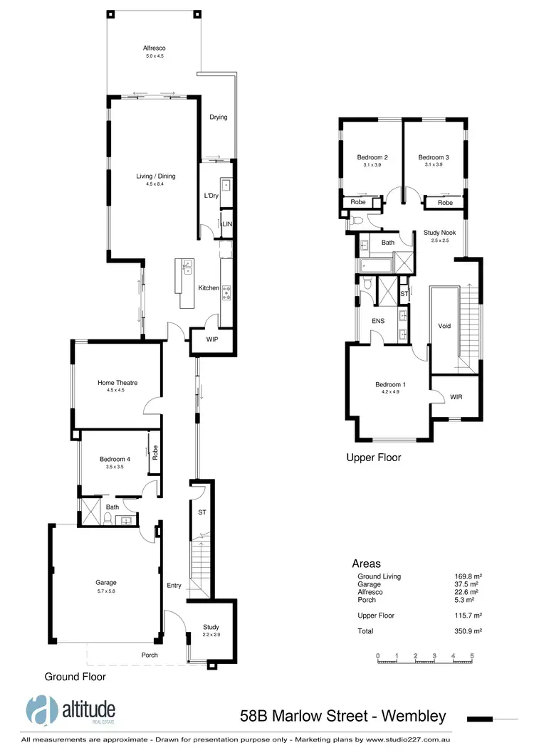 Floorplan of Homely house listing, 58B Marlow Street, Wembley WA 6014