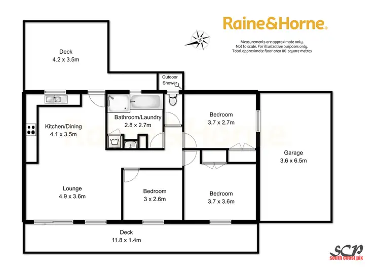 Floorplan of Homely house listing, 3 Bottlebrush Place, Maloneys Beach NSW 2536