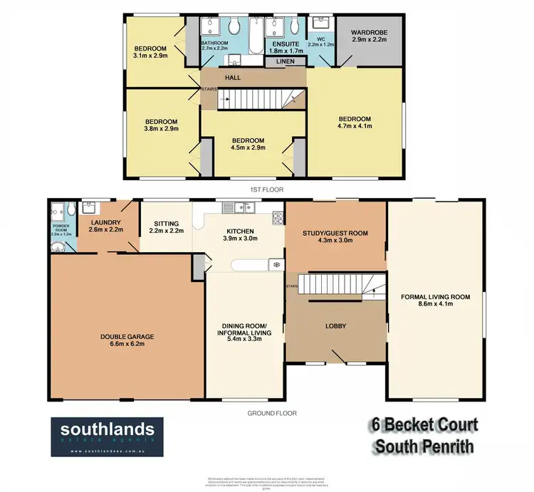 Floorplan of Homely house listing, 6 Becket Court, South Penrith NSW 2750