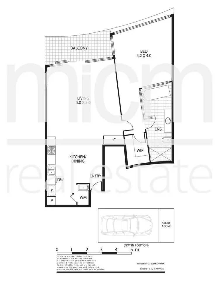 Floorplan of Homely apartment listing, 707/576 St Kilda Road, Melbourne VIC 3004