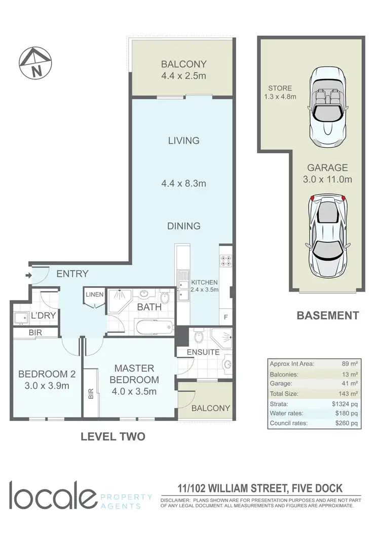 Floorplan of Homely unit listing, 11/102 William Street, Five Dock NSW 2046