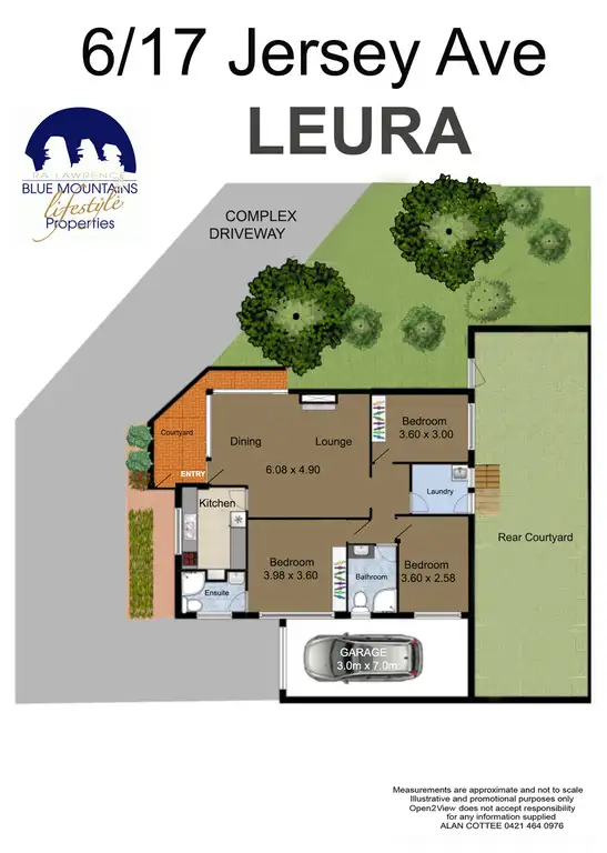 Floorplan of Homely townhouse listing, 6/17 Jersey Avenue, Leura NSW 2780