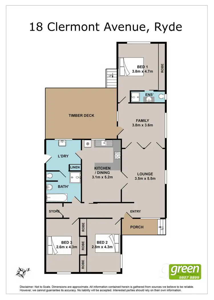 Floorplan of Homely house listing, 18 Clermont Avenue, Ryde NSW 2112