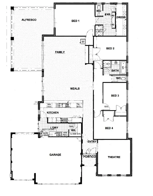 Floorplan of Homely house listing, 31 Kembla Circle, Madeley WA 6065