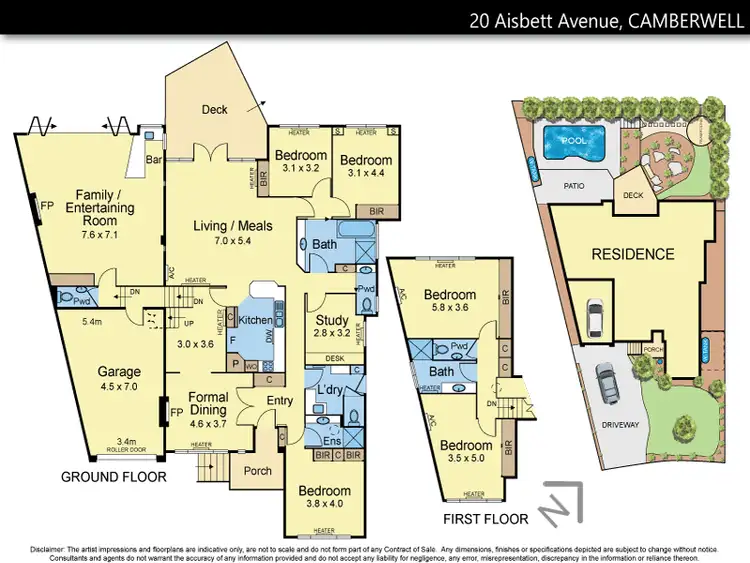Floorplan of Homely house listing, 20 Aisbett Avenue, Camberwell VIC 3124