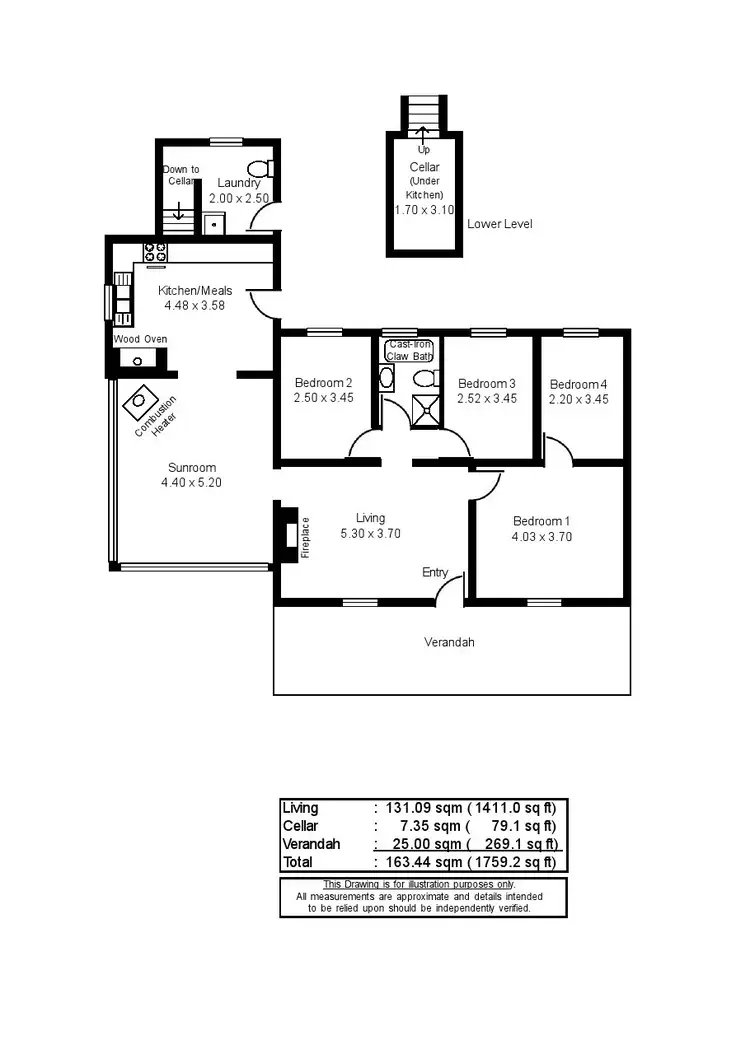 Floorplan of Homely house listing, 'Stonehall' 340 Tohl Road, Booborowie SA 5417
