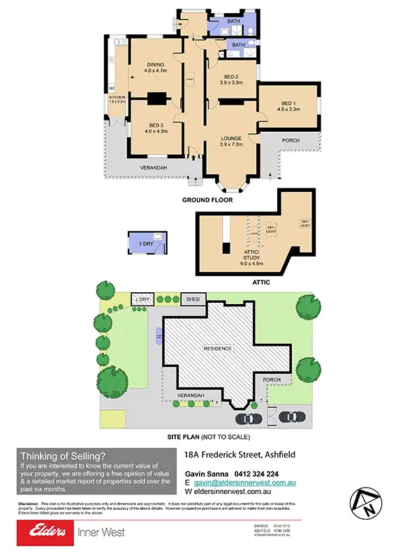 Floorplan of Homely house listing, 18A Frederick Street, Ashfield NSW 2131
