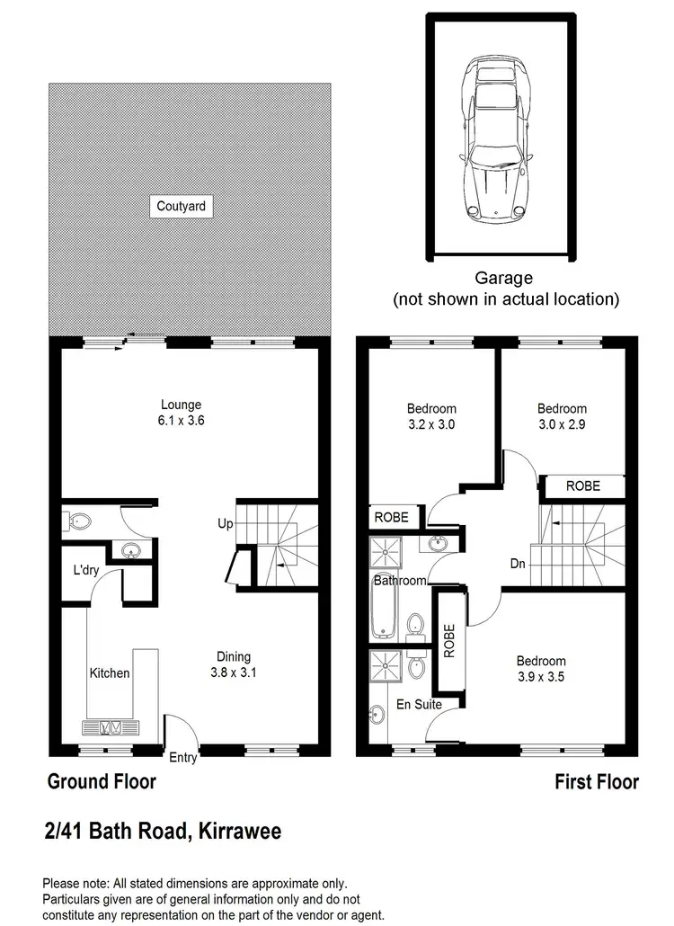 Floorplan of Homely townhouse listing, 2/41 Bath Road, Kirrawee NSW 2232