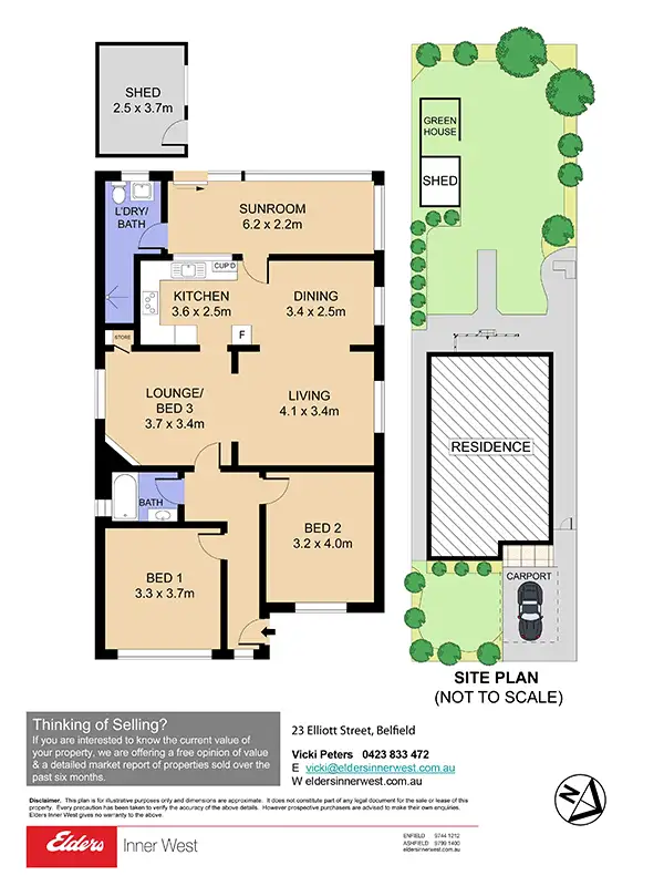 Floorplan of Homely house listing, 23 Elliott Street, Belfield NSW 2191