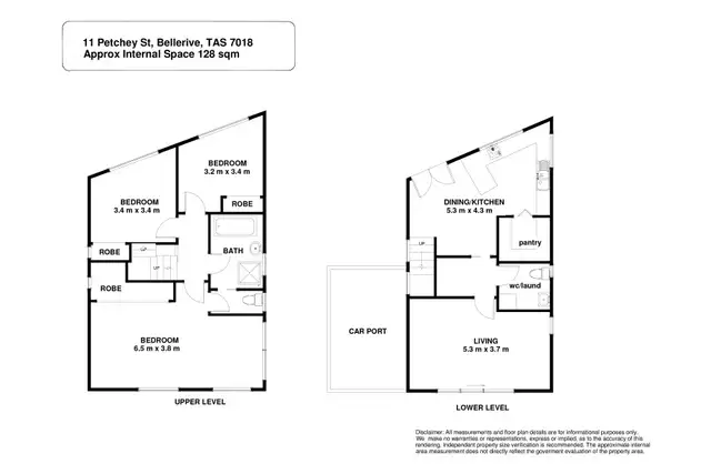 Floorplan of Homely house listing, 11 Petchey Street, Bellerive TAS 7018