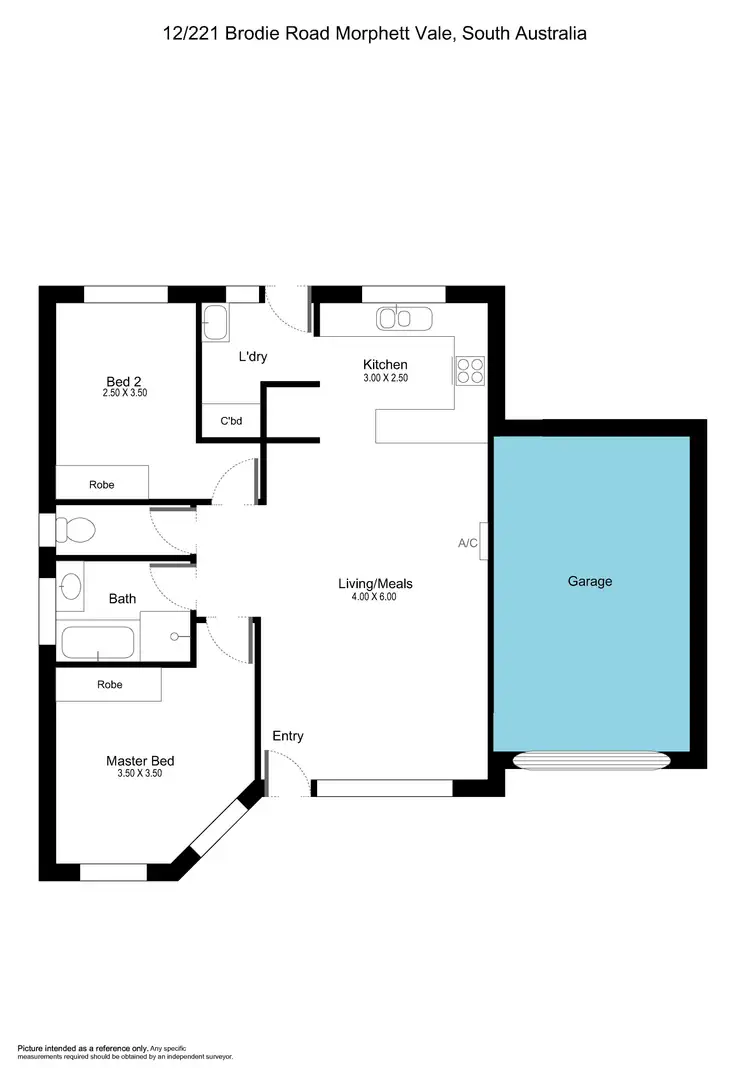 Floorplan of Homely house listing, 12/221 Brodie Road, Morphett Vale SA 5162