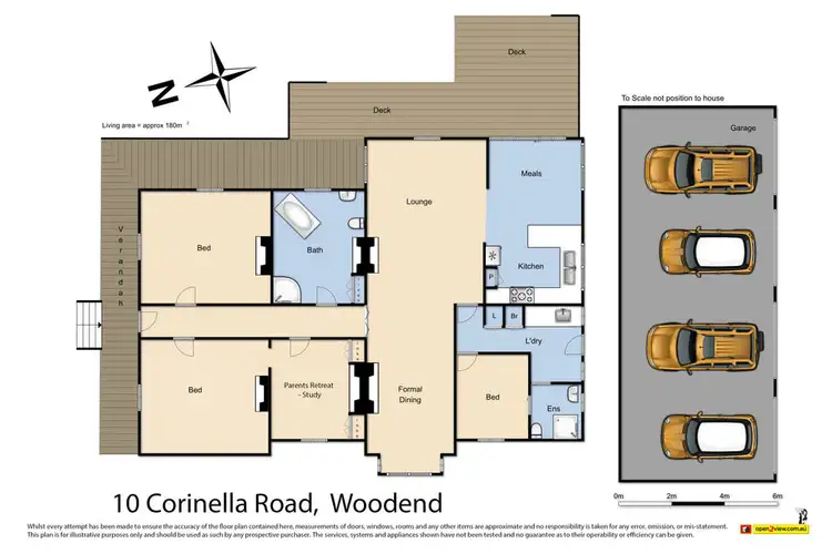 Floorplan of Homely house listing, 10 Corinella Road, Woodend VIC 3442