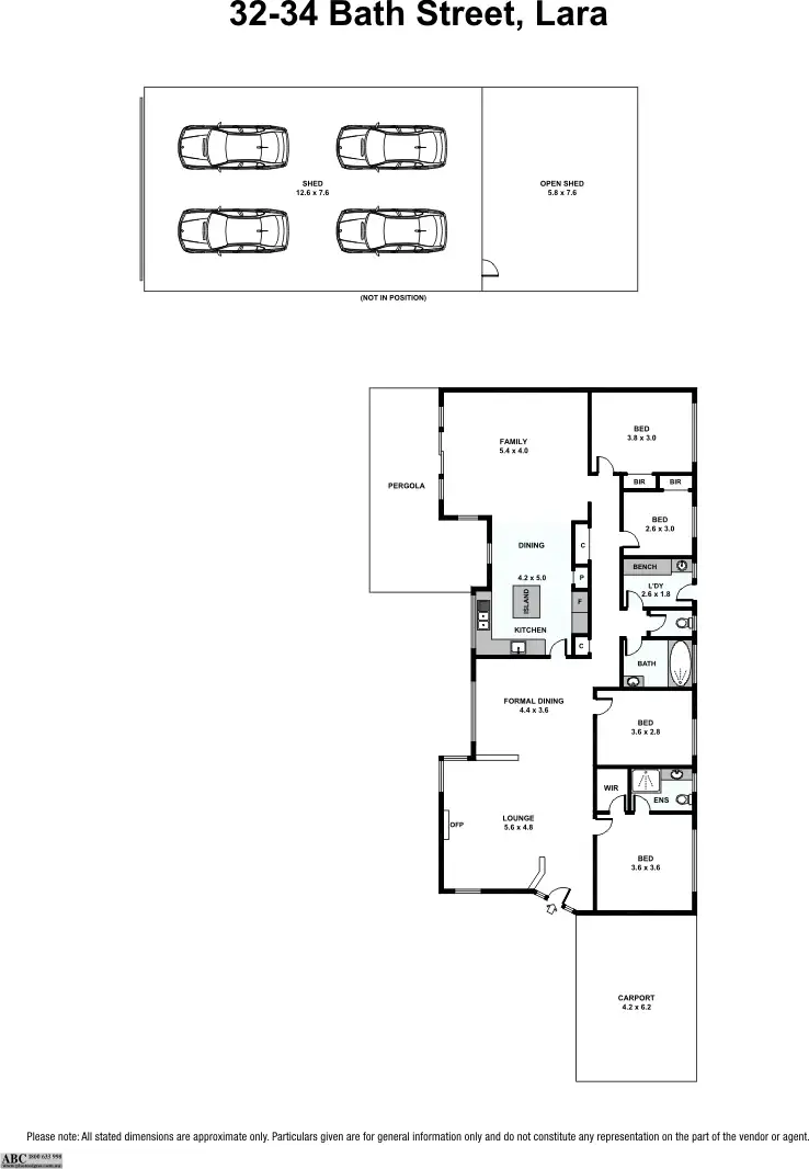 Floorplan of Homely house listing, 32-34 Bath Street, Lara VIC 3212