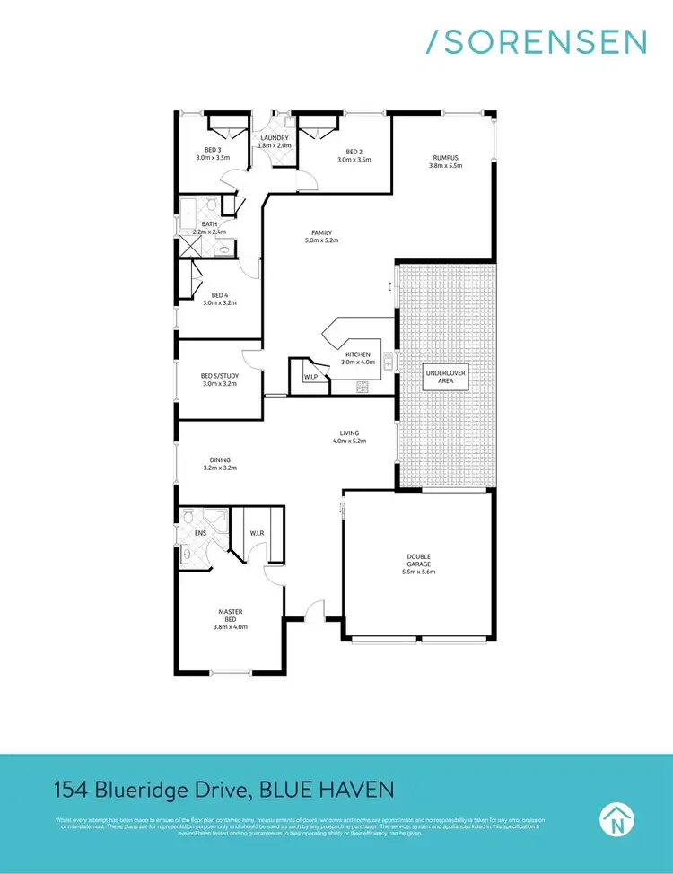 Floorplan of Homely house listing, 154 Blueridge Drive, Blue Haven NSW 2262