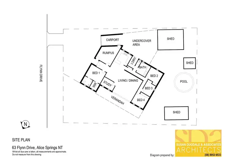 Floorplan of Homely house listing, 63 Flynn Drive, Gillen NT 870