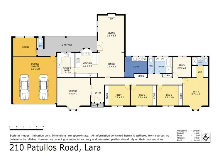 Floorplan of Homely house listing, 210 Patullos Road, Lara VIC 3212