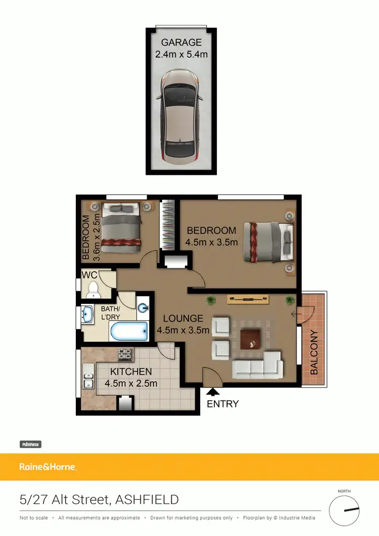 Floorplan of Homely unit listing, 5/27 Alt Street, Ashfield NSW 2131