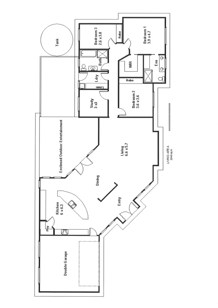 Floorplan of Homely house listing, 5 Milich Court, Loxton SA 5333